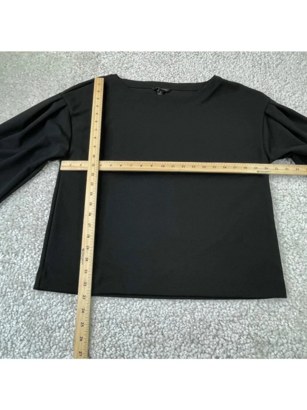 Banana Republic Dropped Shoulder Blouse Black Womens Medium